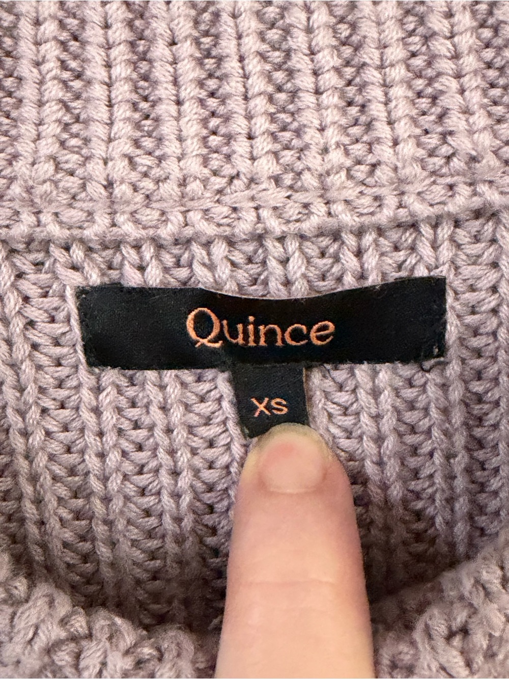 Quince Women's XS 100% Organic Cotton Fisherman Crew Sweater Vintage Rose Office - Picture 5 of 10